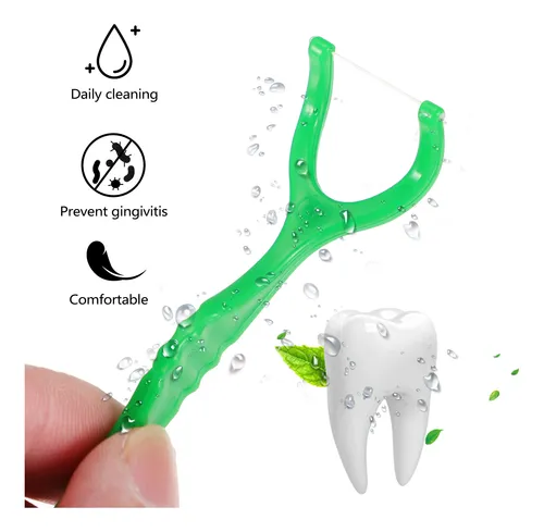 Hilo Dental Reutilizable Portátil Con Mango De Hilo