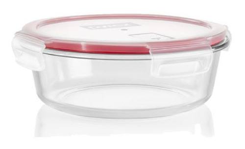 Fuente Redondor Con Tapa Easy Vent 18x8cm 900ml Pyrex