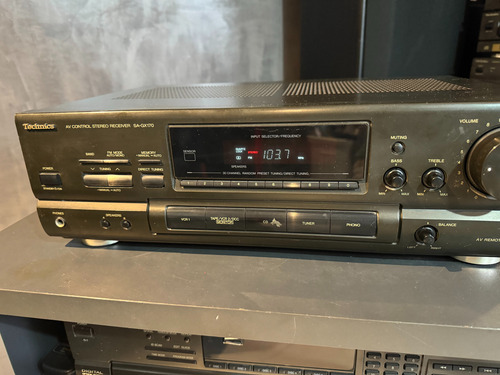 Sinto Amplificador Technics Sa-gx 170 Japan 220v Muy Bueno Negro (Usado)