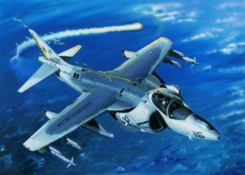Para Armar Avion 1/32 Trumpeter Av-8b Harrier Ii No Tamiya