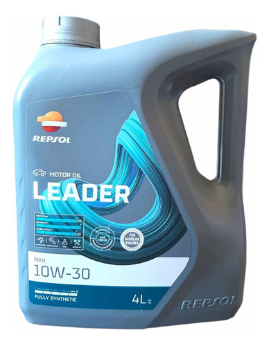 Aceite 10w30 Repsol Leader Neo Full Sintético 4 Lts