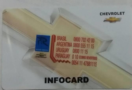 Dados Do Cartão Infocard Chevrolet