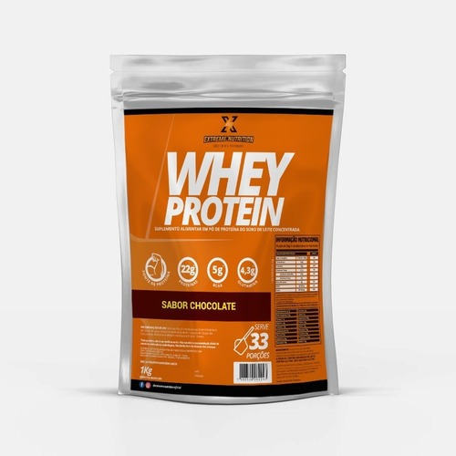 Imagem 5 de 5 de Whey Protein Suplemento Alimentar Extreme Nutrition 1kg Nfe