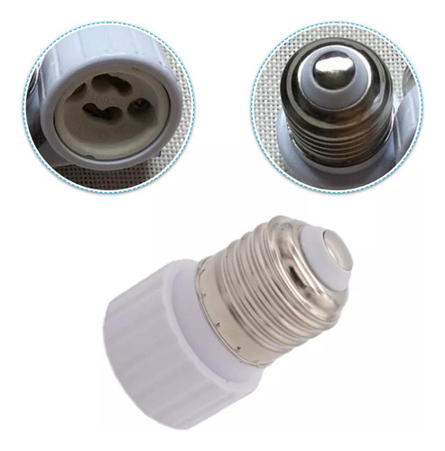 Bombilla Led E27 Gu10, Adaptador Y Conector Convertidor, 6 U