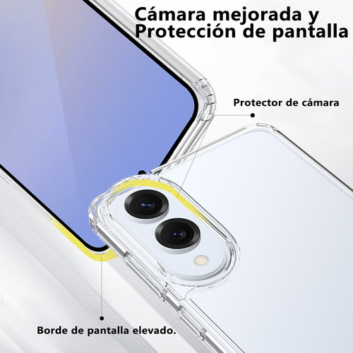 Funda Transparente Para Samsung S25 Edge Antiamarilleo