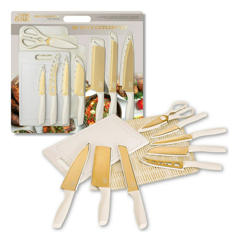Cuchillos Set De 20 Piezas Tryme Y Table Profesionales