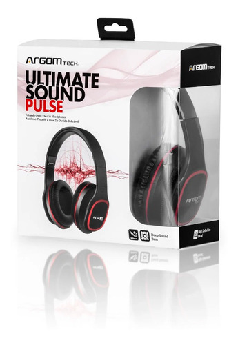 Audífonos Argon Tech Ultimate Sound Pulse Alámbrico Negro