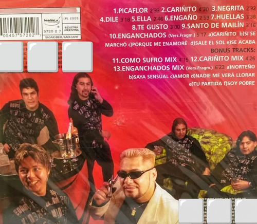 Ternura Cd Nuevo El Picaflor 13 Temas Con 2 Enganchados Mix