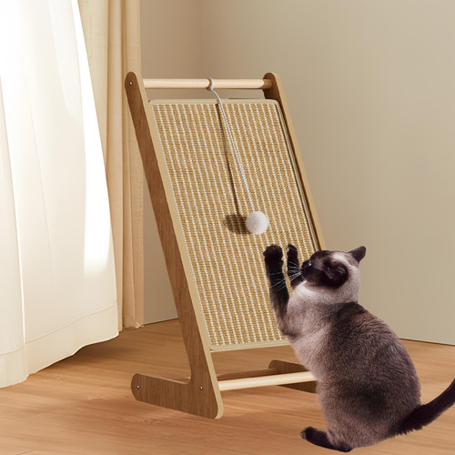Cat Scratcher Vertical Cat Rapl Almohadilla De Yute Común