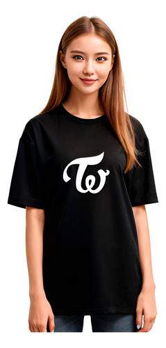 Polera Twice Banda K-pop Nombres Coreano Mujer Grafimax