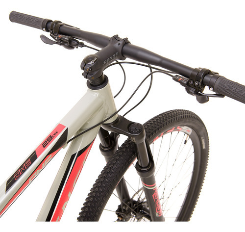 Bike Aro 29 Mtb Quadro Alumínio M17' Cinza/rosa One 2023