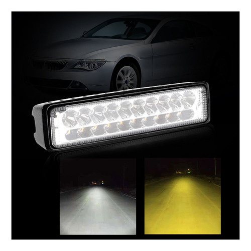 Barra De Luz Led Para Motocicleta, 60 W, 20 Luces Delanteras