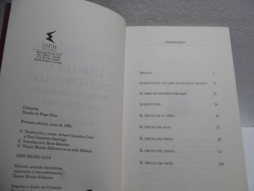 El Libro De Los Cinco Círculos. Miyamoto Musashi. Libro (Usado)
