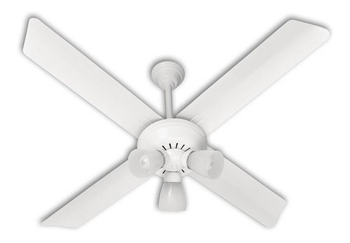 Ventilador De Techo Severbon Vta 420 Blanco Con Luz 