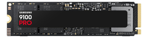 Ssd Samsung 9100 Pro 1tb Nvme Gen5 X4 Leitura 14700mb/s Gravação 13300mb/s Mz-vap1t0b/am Cor Preto