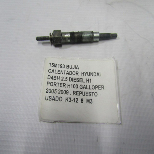 Bujia Calentador Hyundai D4bh 2.5 Diesel H1 Porter 2005 2009