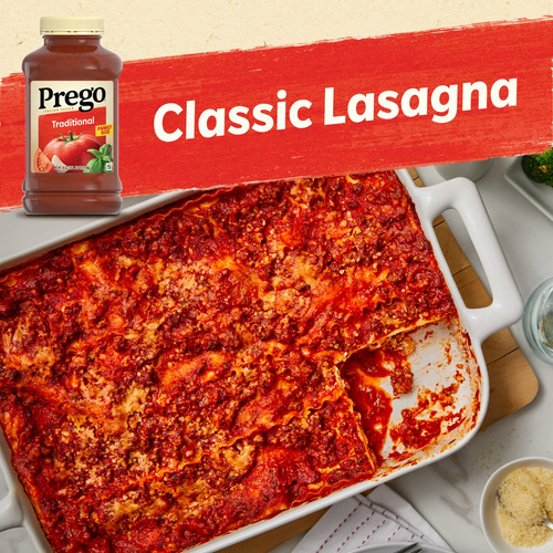 Prego Traditional Spaghetti Sauce, 45 Oz Jar