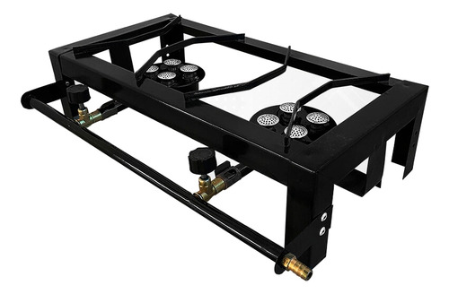 Fogareiro Suzan Strada Jr. 2 Bocas Preto Portátil