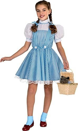 Disfraz Talla Medium(8-10) Para Niña Dorothy El Mago De Oz