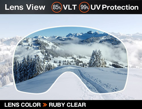 Lente De Repuesto Espejo Para Gafas Oakley Crowbar Snow Gogg