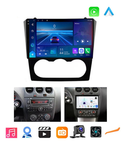 Estéreo for Nissan Teana Altima Manual 2008-2012 With Carplay Wireless + Android Auto