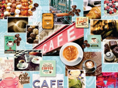Rompecabezas Cafe Collage 1500 Pz Ravensburger 16346