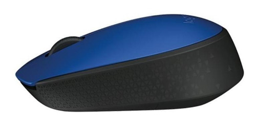 Mouse inalámbrico Logitech M170 azul y negro