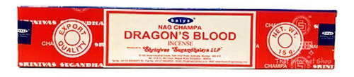 Sahumerio Satya Linea Nag Champa Agarbatti Fragancia Dragon's Blood