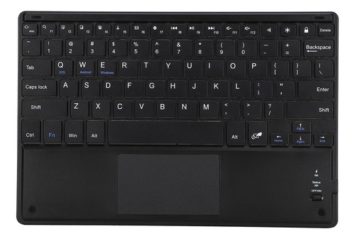 Teclado Bluetooth Inalámbrico Ultradelgado Con Panel Táctil