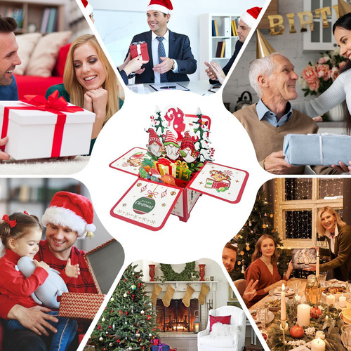 Tarjeta De Árbol De Navidad 3d Tarjetas De Navidad Emergente