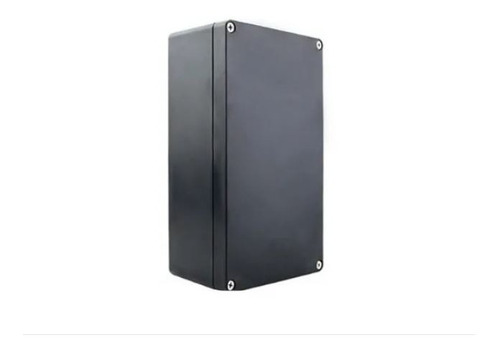 5 X Caixas P/ Montagem De Circuitos 200x120x75mm Preta/nfe