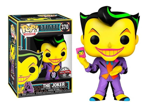 Imagen 1 de 1 de Joker The Animated Series Funko Pop Black Light Glow