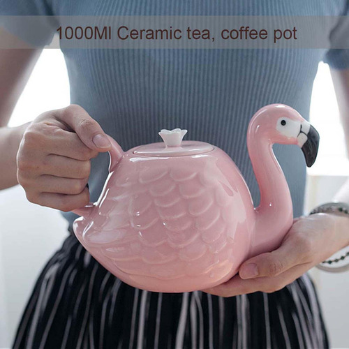 Flamingo Tetera Tazas De Café Taza De Cerámica Resistente