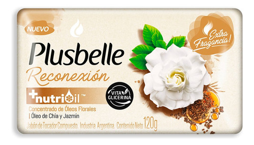 Jabon De Tocador En Barra Con Glicerina Plusbelle Plusbelle