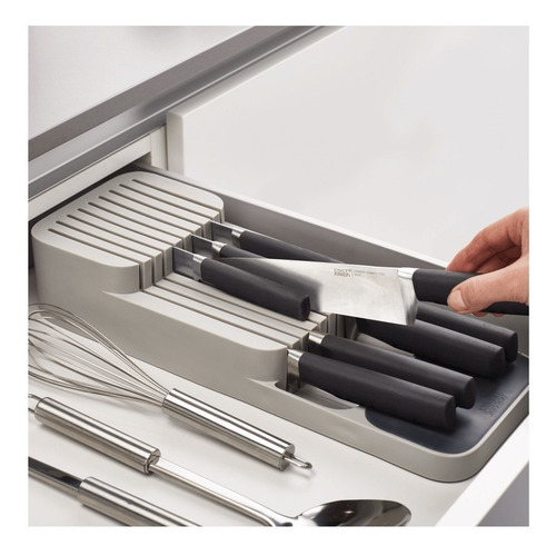Imagen 6 de 9 de Organizador De Cuchillo Porta Cuchillos Para Cajon De Cocina
