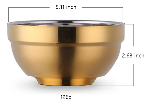 Conjunto De Tigela De Aço Inoxidável Tupmfg: Tigela De Cere
