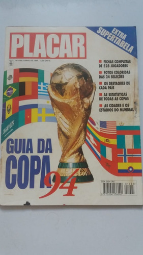 Revista Placar Junho 1994 - Guia Da Copa Do Mundo