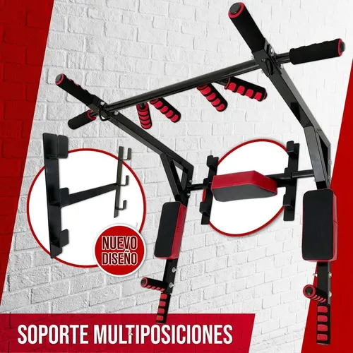 Gym Barra Para Dominadas Color 8 En 1 Uso Rudo 400kg Env o gratis
