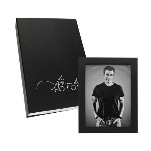 Álbum De Fotos 500 Fotos 10x15 + Porta Retrato 10x15