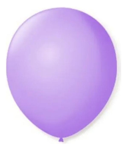 Bexiga Balão Festa Decoração N° 9 C/ 50 U - Diversas Cores Cor Lilás