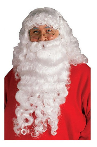 Barba Y Peluca De Santa Claus Accesorios De Disfraz Para