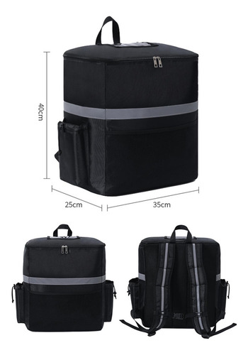 Mochila Grande Para Entrega De Alimentos, Bolsa Térmica,