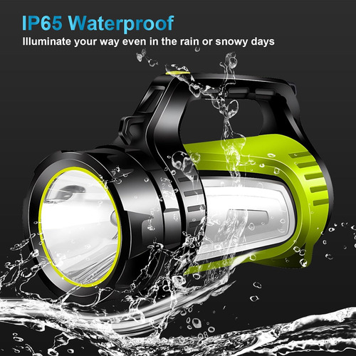 Guanchuan Foco Recargable Linterna De Mano Led Spotlight