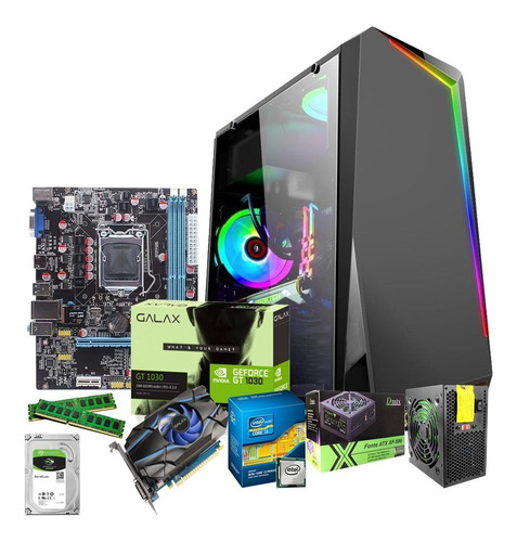 Pc Gamer Cpu Intel Core I3 8gb Ram+hd 1tb Gt710 2g