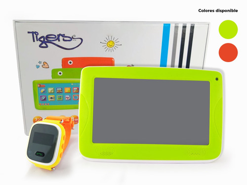 Tablet Para Niños Resistente + Smartwatch Kids De Obsequio