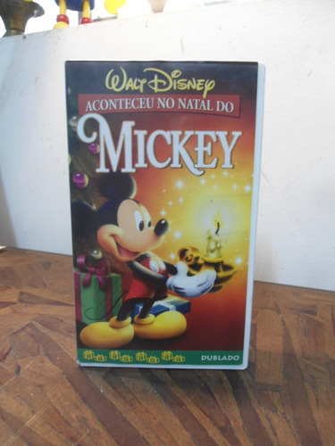 Fita Vhs - Aconteceu No Natal Do Mickey - Original Disney | MercadoLivre
