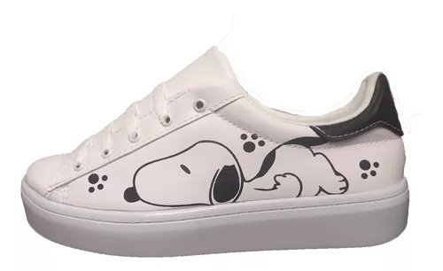 tenis de snoopy para dama