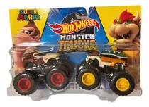 Comprar Super Mario Donkey Kong Vs Bowser Hot Wheels Monthers Trucks