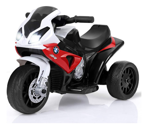 Motocicleta Para Niños, Con Licencia Bmw 6v, 3 Ruedas