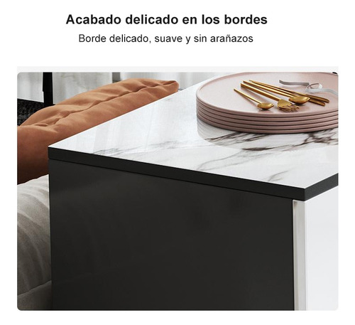 Aparador De Comoda Cocina Cajoneras Blanco De Madera Moderno